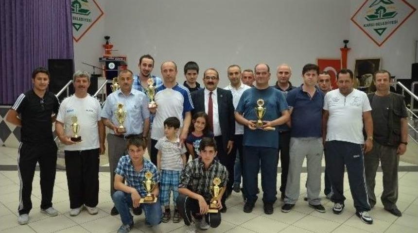 Kargı&rsquo;da Masa Tenisi Turnuvası D&uuml;zenlendi