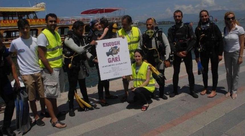 Fethiye'de Deniz Dibi Temizliği