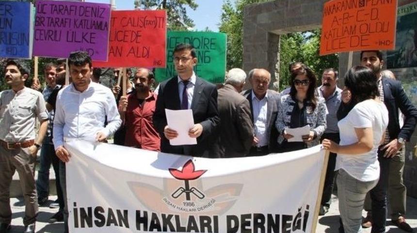 İhd&rsquo;den Lice Olaylarına Kınama