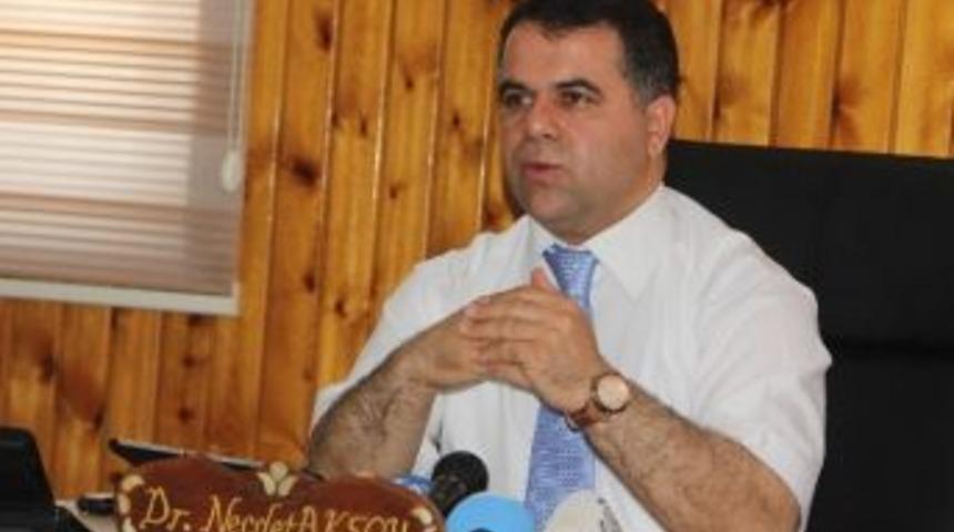 Başkan Aksoy &Ccedil;alışmalarını Anlattı