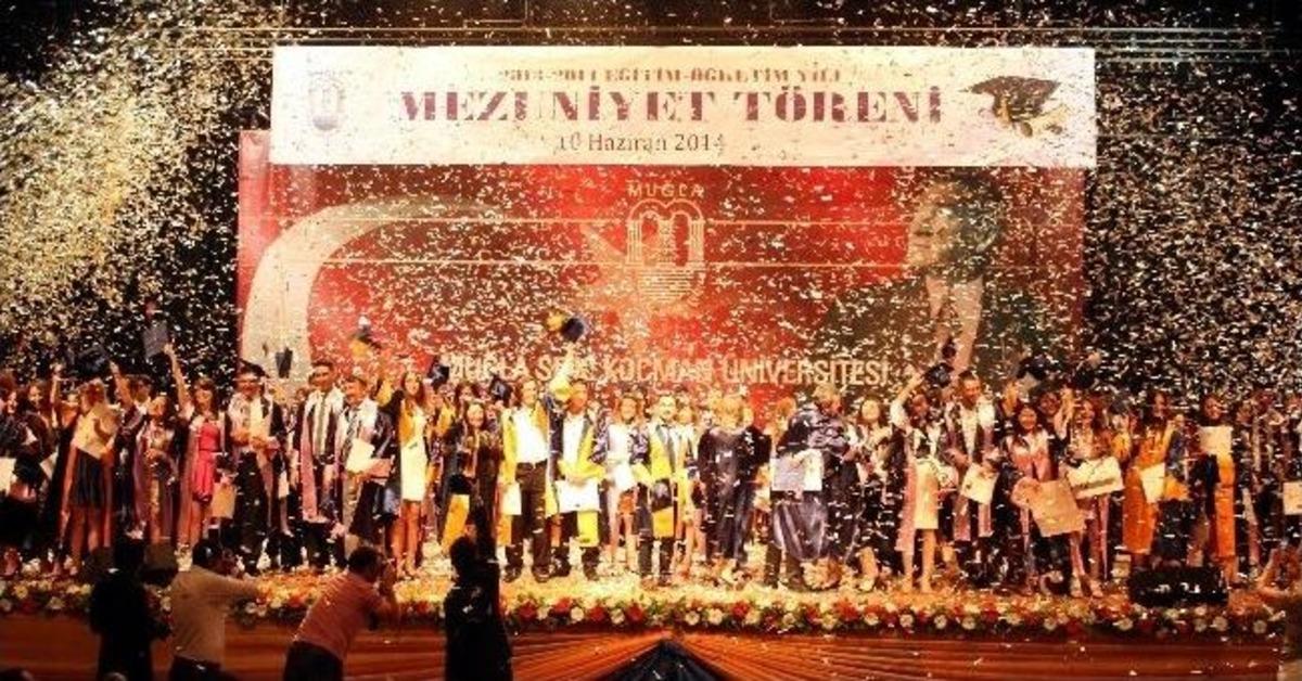 Msk &Uuml;niversitesinde Mezuniyet Sevinci