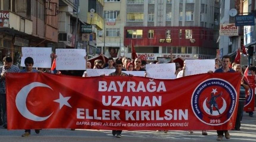 Bafra&rsquo;da Bayrağına Sahip &Ccedil;ık Y&uuml;r&uuml;y&uuml;ş&uuml;