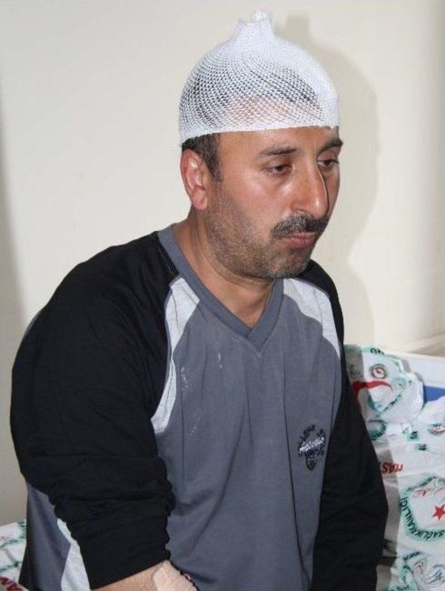 Vali B&uuml;y&uuml;kersoy, Yaralı İş&ccedil;ileri Ziyaret Etti 2