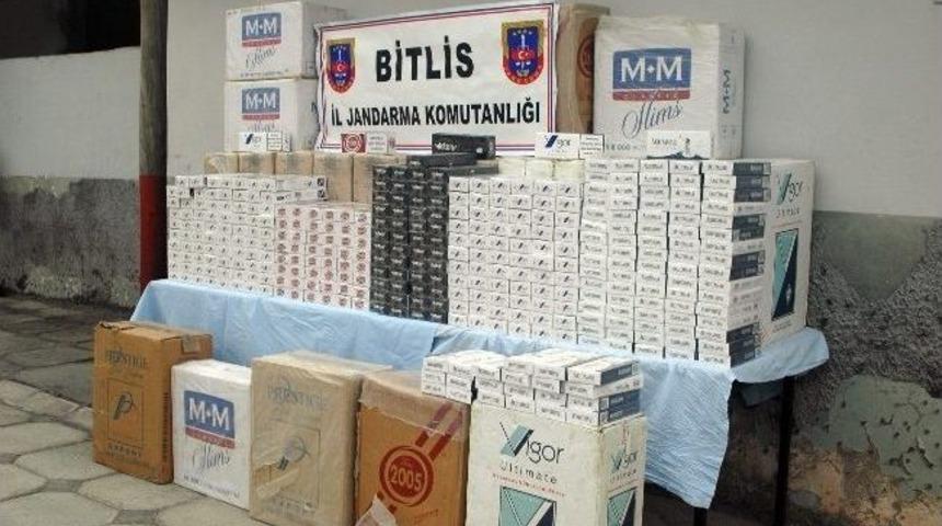 Adilcevaz&rsquo;da Sigara Ka&ccedil;ak&ccedil;ılarına Darbe