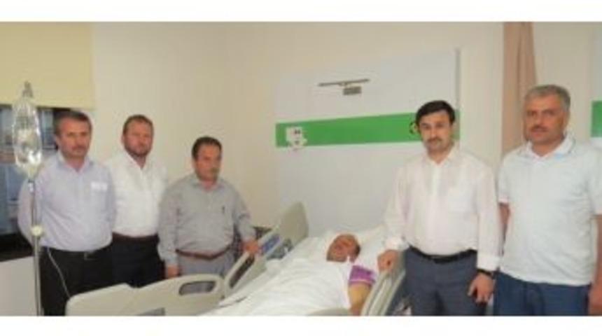 M&uuml;ft&uuml;l&uuml;kten Tedavi Olan İmama Moral Ziyareti