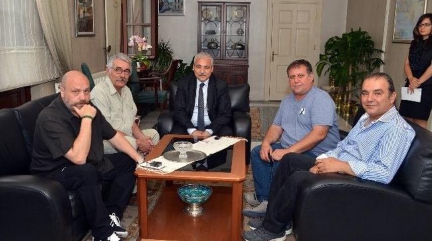 &ldquo;g&uuml;zel K&ouml;yl&uuml;&rdquo; Dizi Ekibi Vali G&uuml;ven&ccedil;er&rsquo;i Ziyaret Etti