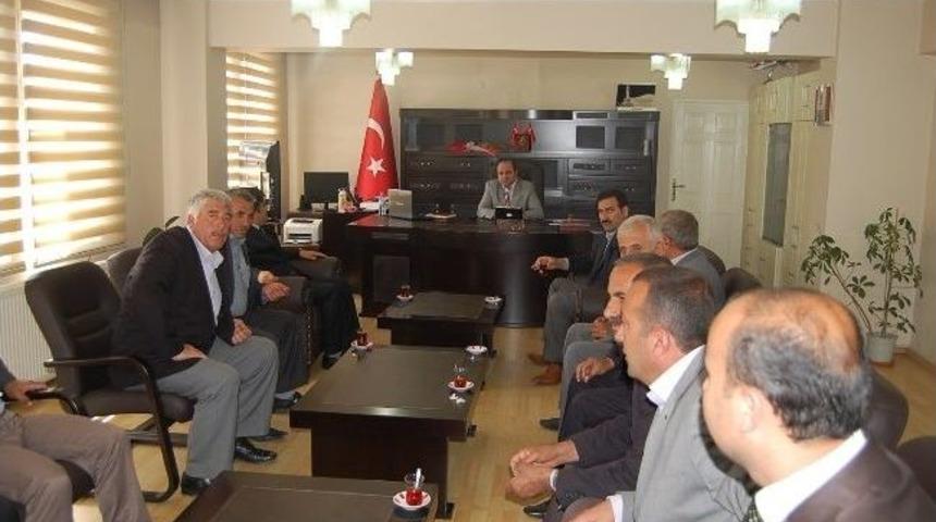 Ziraat Odası Başkanı Kaymakam Kaya&rsquo;yı Ziyaret Etti