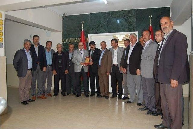 Ziraat Odası Başkanı Kaymakam Kaya&rsquo;yı Ziyaret Etti 1