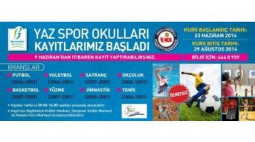 Beylikdüzü'nde Yaz Spor Okullarının Kayıtları Başladı