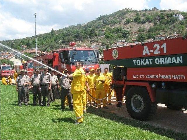 Niksar&rsquo;da Yangın Tatbikatı 3