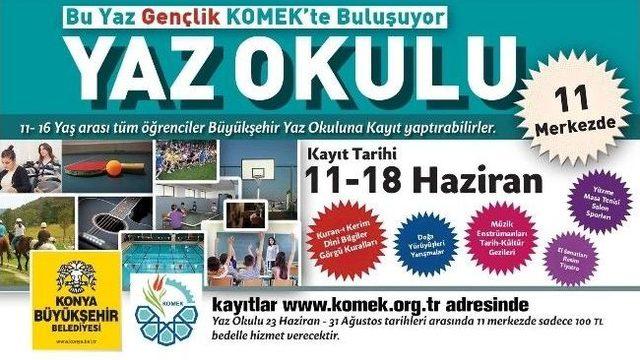 Gençlik Komek Yaz Okulu’nda Buluşacak