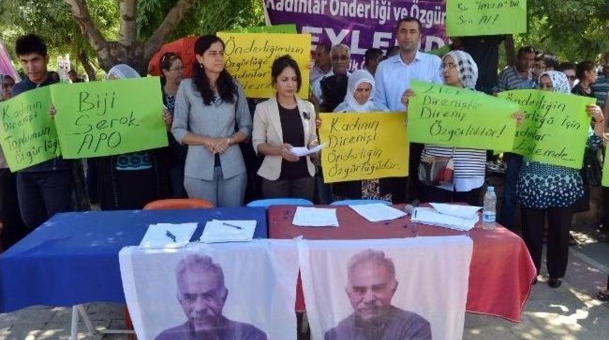 Batman'da Öcalan İçin İmza Kampanyası Düzenlendi