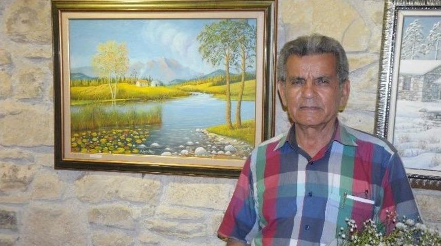 Kuşadası'nda Resimlerde K&ouml;y Esintisi