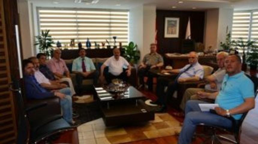 Başkan G&ouml;khan Esnaf Odaları Başkanlarıyla G&ouml;r&uuml;şt&uuml;