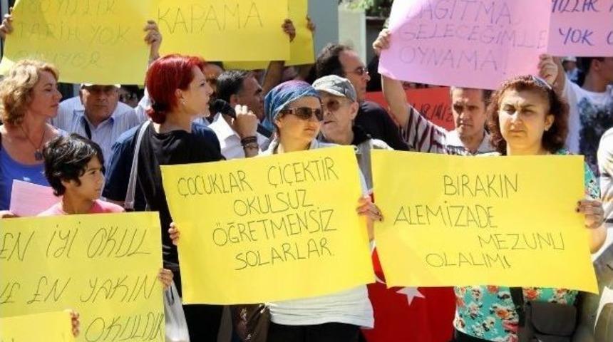 Edremit&rsquo;te Eğitim Eylemi