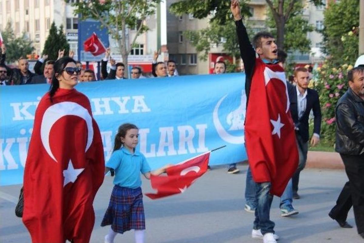 K&uuml;tahya'da Bayrak Mitingi