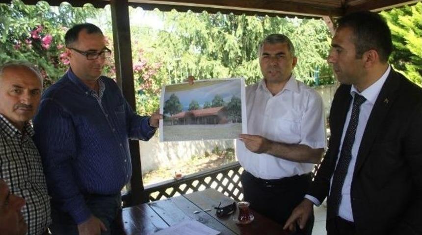 Fatsa Anadolu Lisesi Bah&ccedil;esine Sanat Evi Yapılıyor