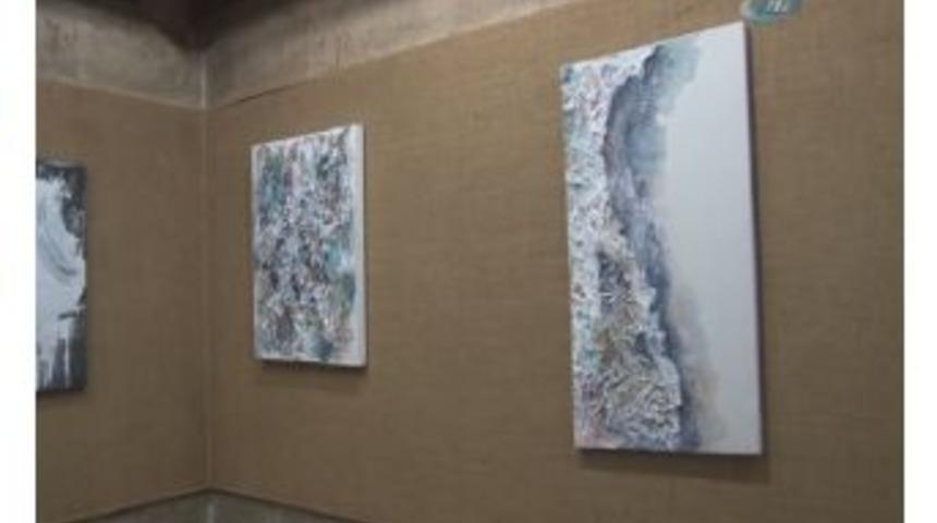 Y&uuml;ksek Lisans &Ouml;ğerncisinden Kabartma Tablo Sergisi