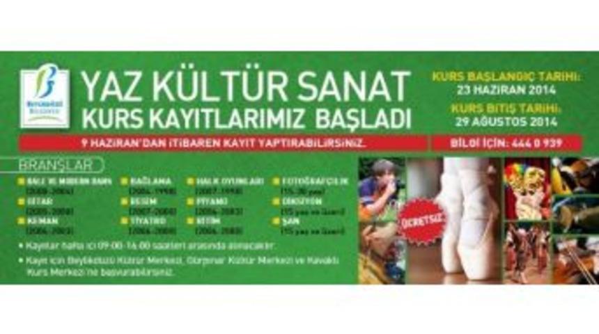 Beylikd&uuml;z&uuml;&rsquo;nde &Uuml;cretsiz K&uuml;lt&uuml;r-sanat Kursları Devam Ediyor