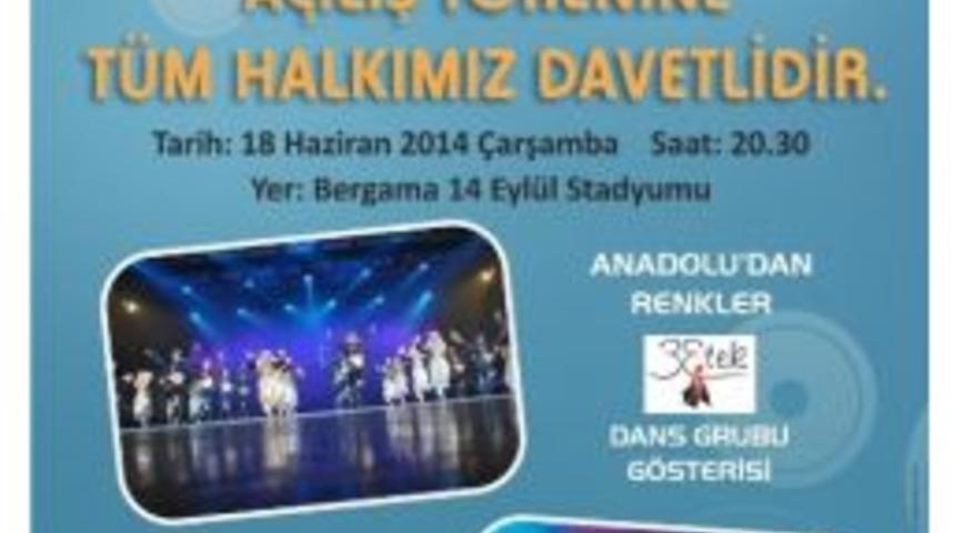 Bergama'da Olimpiyata G&ouml;rkemli A&ccedil;ılış T&ouml;reni