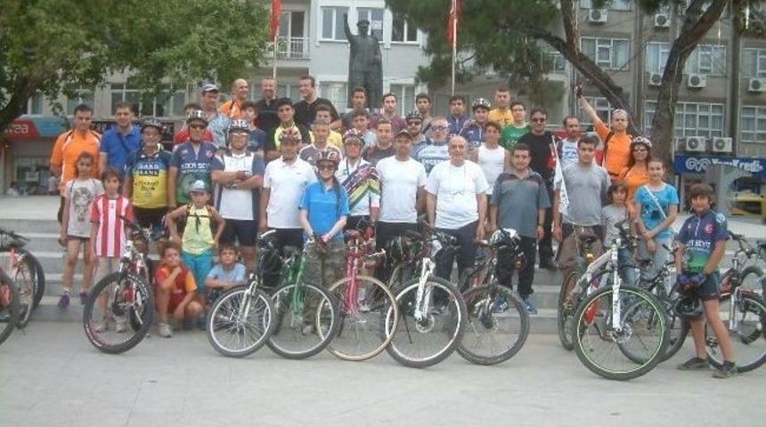 Burhaniye&rsquo;de Bisikletli Sağlık Yaşam Gezisi