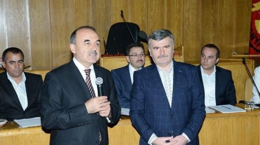 Vali Erol&rsquo;dan Meclise Hayırlı Olsun Ziyareti