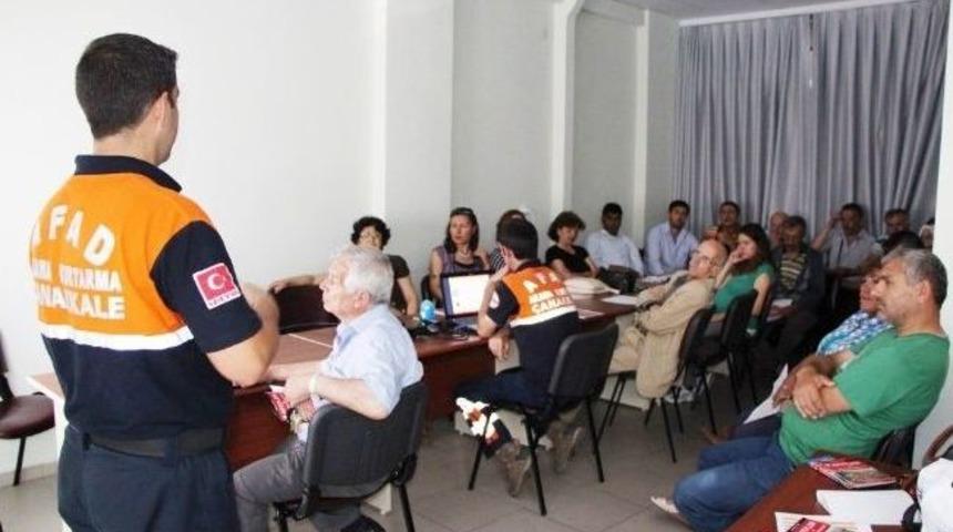 Afad&rsquo;dan Afet Bilinci Eğitimi