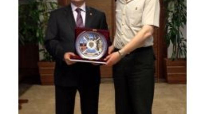 Albay Şahin&rsquo;den Vali Başk&ouml;y&rsquo;e Veda Ziyareti