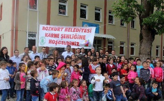 Bozkurt Belediyesinden Öğrencilere Karne Şenliği Sürprizi