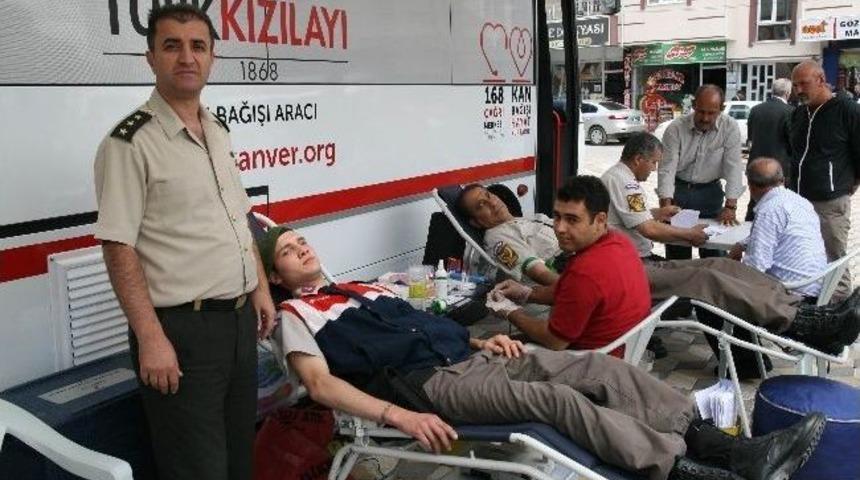 Kulu Jandarmasından Kan Bağışı