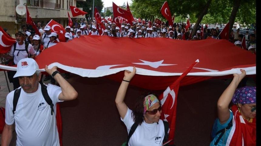 "Atat&uuml;rk Ve İstiklal Yolu Y&uuml;r&uuml;y&uuml;ş&uuml;" Sona Erdi