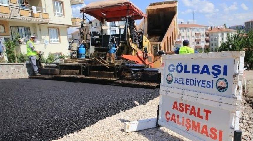 'imar Yolları'na Asfalt &Ccedil;alışması