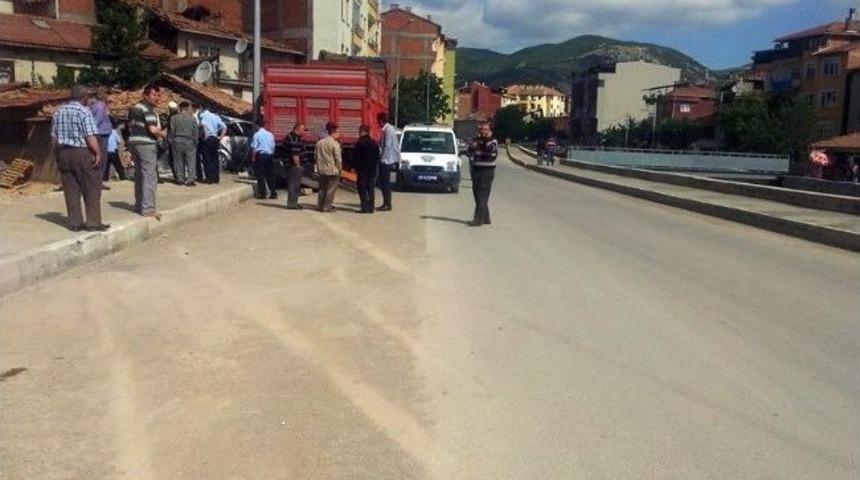 İskilip'te Trafik Kazası: 1 Yaralı