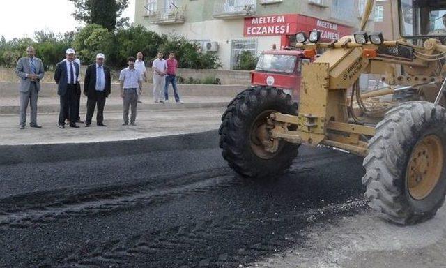 Oğuzeli&rsquo;nde Asfalt &Ccedil;alışmalarına Hız Verildi 3