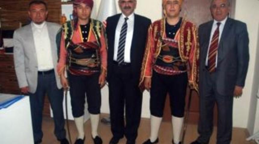 Sincan Seğmenler Kul&uuml;b&uuml;'nden, B&uuml;lent Taşan'a Ziyaret