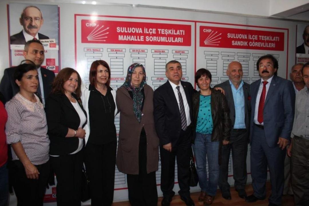 CHP Suluova İl&ccedil;e Teşkilatına Ziyaret
