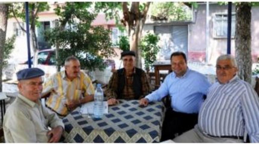 &Ccedil;ine Belediye Başkanı Din&ccedil;er, Babaları Unutmadı