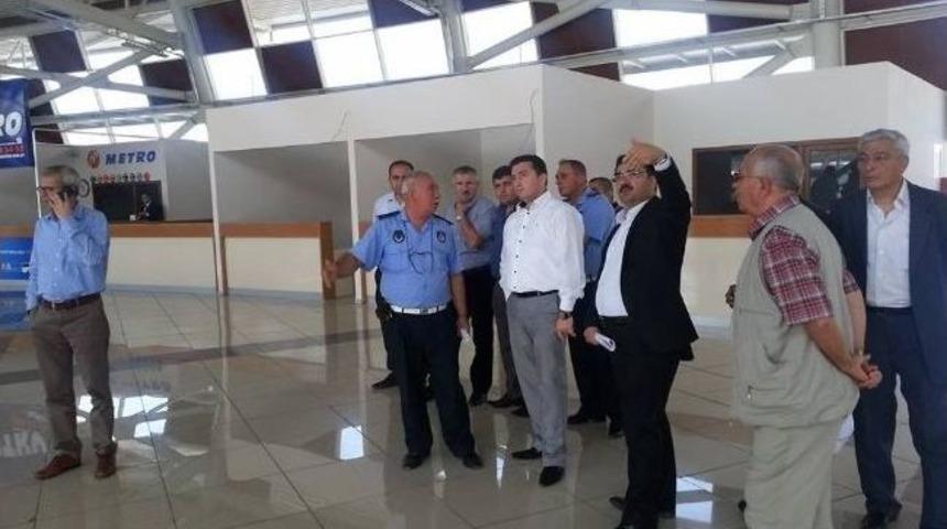 Başkan Bakıcı Otogarı Ziyaret Etti