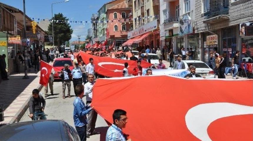 Sorgun&rsquo;da &ldquo;bayrağa Saygı Mitingi&rdquo; D&uuml;zenledi