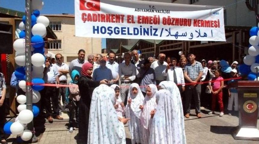 Suriyelilerin El Emeği G&ouml;z Nuru &Uuml;r&uuml;nleri G&ouml;r&uuml;c&uuml;ye &Ccedil;ıktı