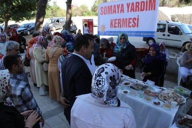 Eyyübiyeli Ak Kadınlardan Soma’ya Kermesli Yardım