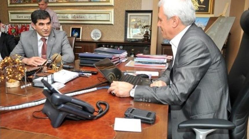 Emniyet M&uuml;d&uuml;r&uuml; Durmuşlar&rsquo;dan Bozbey&rsquo;e Ziyaret