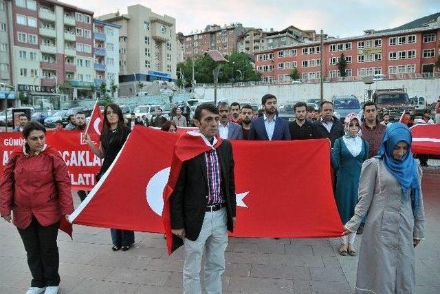 Gümüşhane’de Bayrak Yürüyüşü 2
