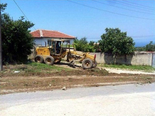 Mudanya Mesudiye Mahallesi&rsquo;nde Yol &Ccedil;alışmaları Başladı 1