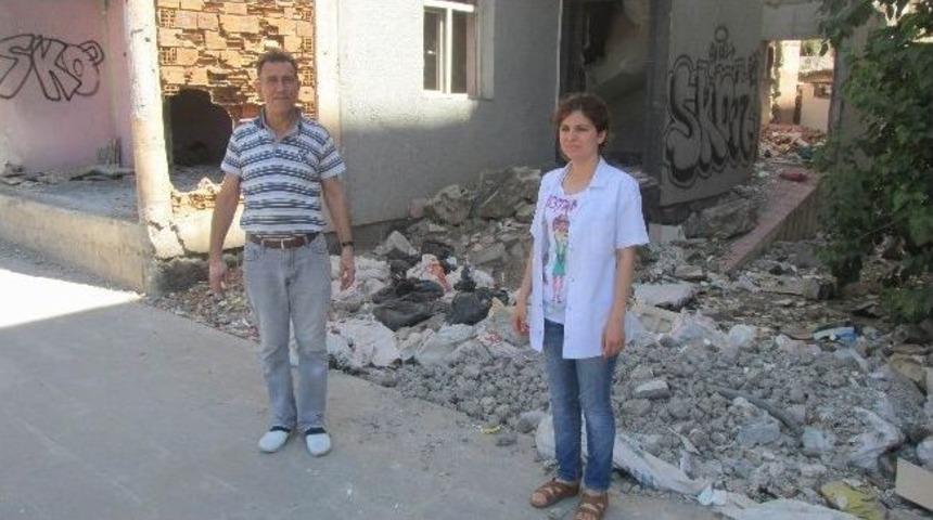 Metruk Bina Uyuşturucu Bağımlılarının Mekanı Oldu