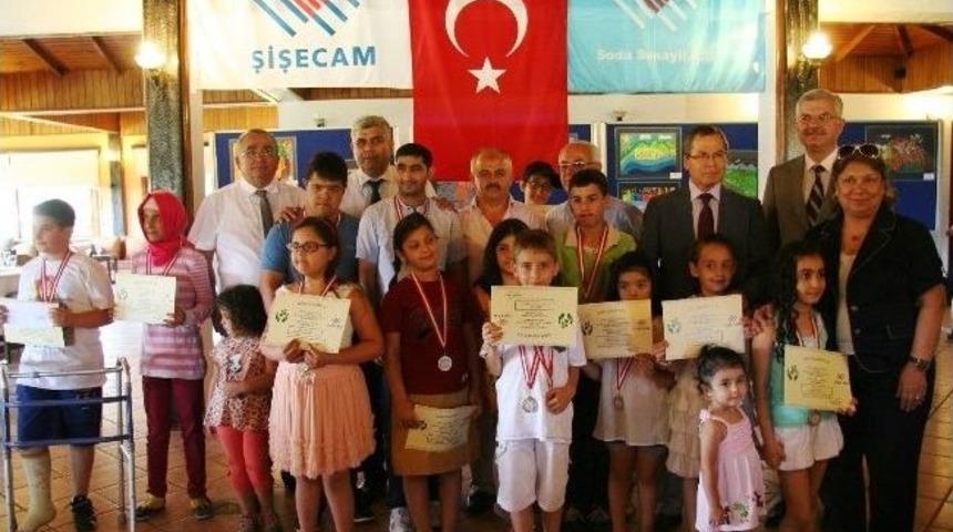 &Ouml;ğrenciler &Ccedil;evre Ve Doğa Sevgisini Resmedip &Ouml;d&uuml;l Kazandılar