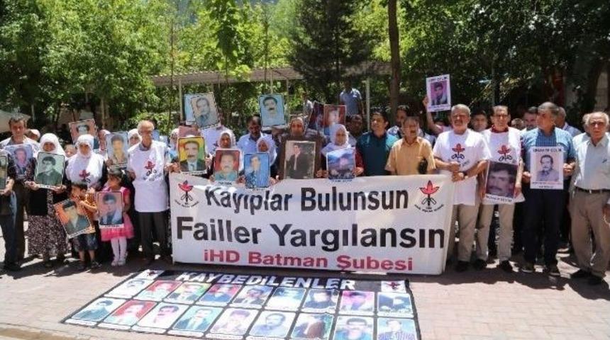 'kayıplar Bulunsun Failler Yargılansın' Eylemi 279. Haftasında