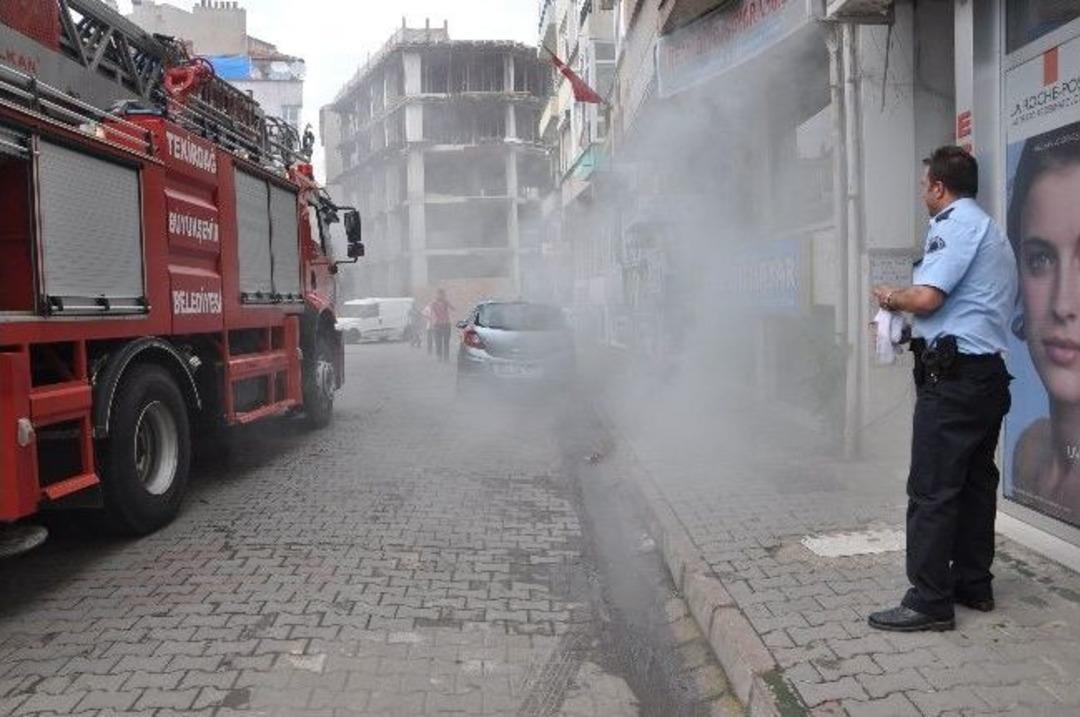 Tekirdağ'da Yangın Paniğe Neden Oldu