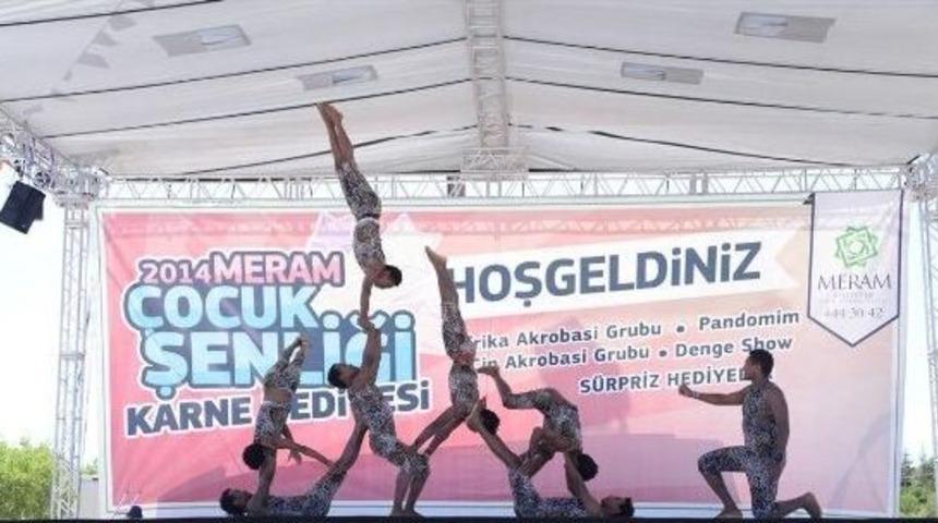 Meram&rsquo;da &Ccedil;ocuk Şenliği