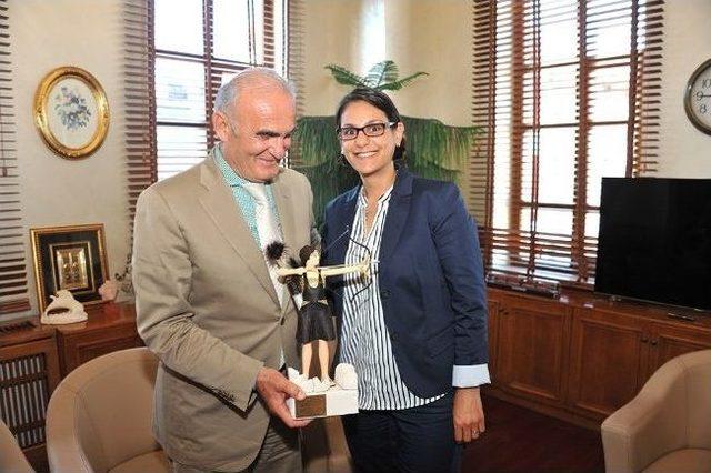 Alman Heyet Başkan Yılmaz&rsquo;ı Ziyaret Etti 2